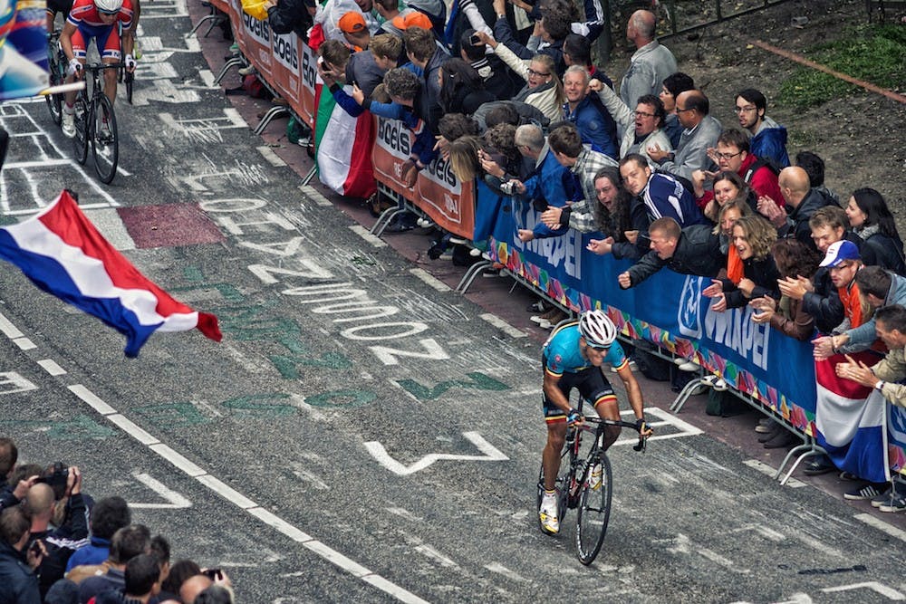 <p>Spectators are expected to flock to the Men's Elite Race, just as they did in the Netherlands in 2012 | Courtesy of Michiel Jelijs/Wikicommons</p>