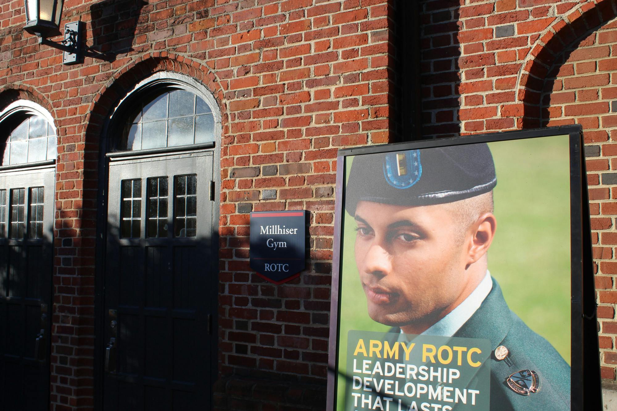 The ROTC office, located in the Millhiser Gym