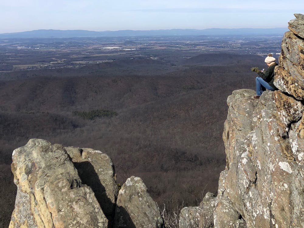 View from the top of the Humpback Rocks.
