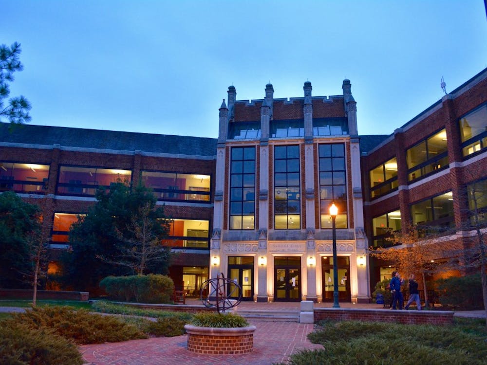 The Gottwald Science Center, home of the biology, chemistry and physics departments.