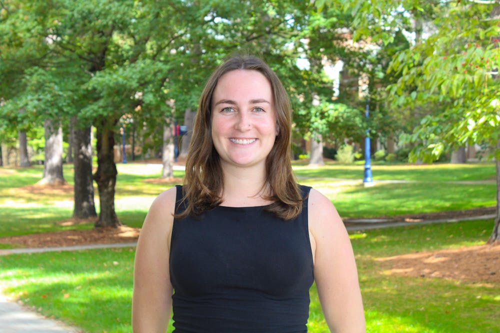 <p>Richmond College’s first female senator, Emma McCauley.</p>