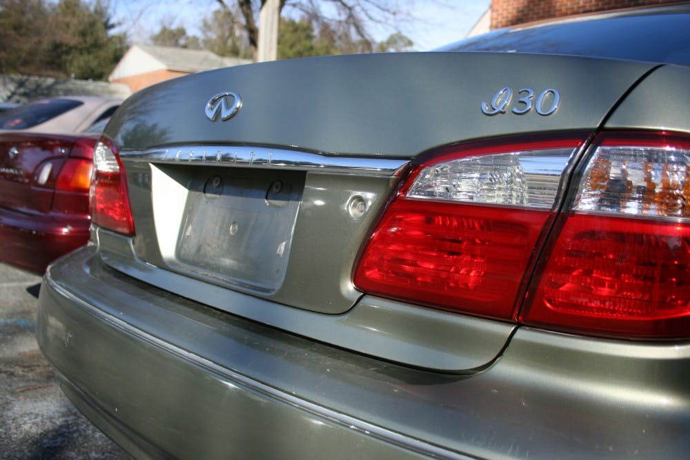 Numerous license plates were stolen from cars in the apartment lots over the weekend.