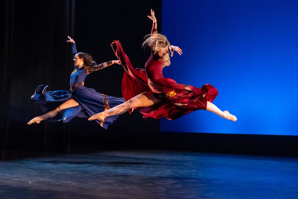 <p>University Dancers' 39th Annual Dance Concert, titled “MOVING BODIES | BODIES MOVING,” &nbsp;showed at the Modlin Center for the Arts March 1 through March 3.</p>