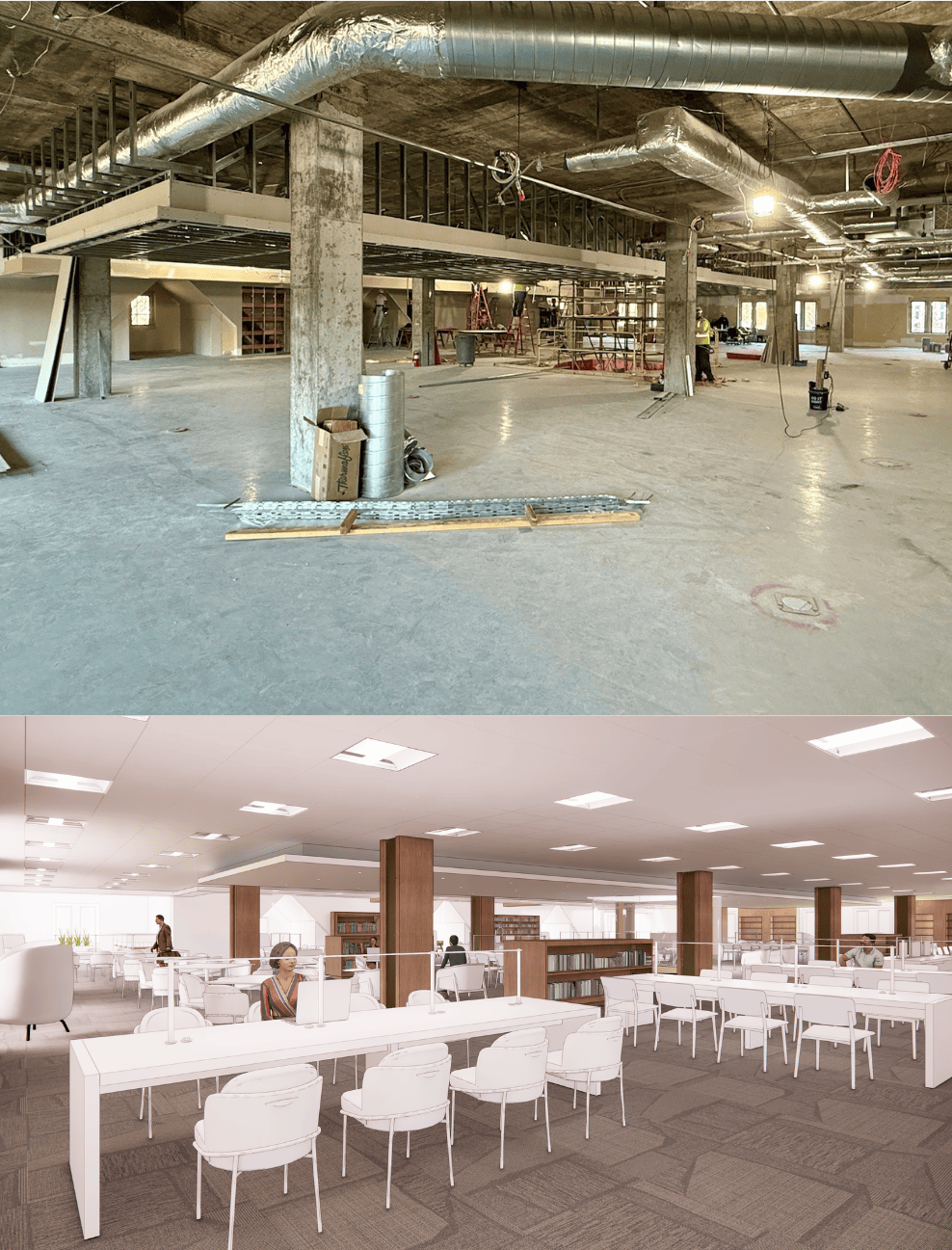 A look at library renovations to be revealed this fall - The Collegian