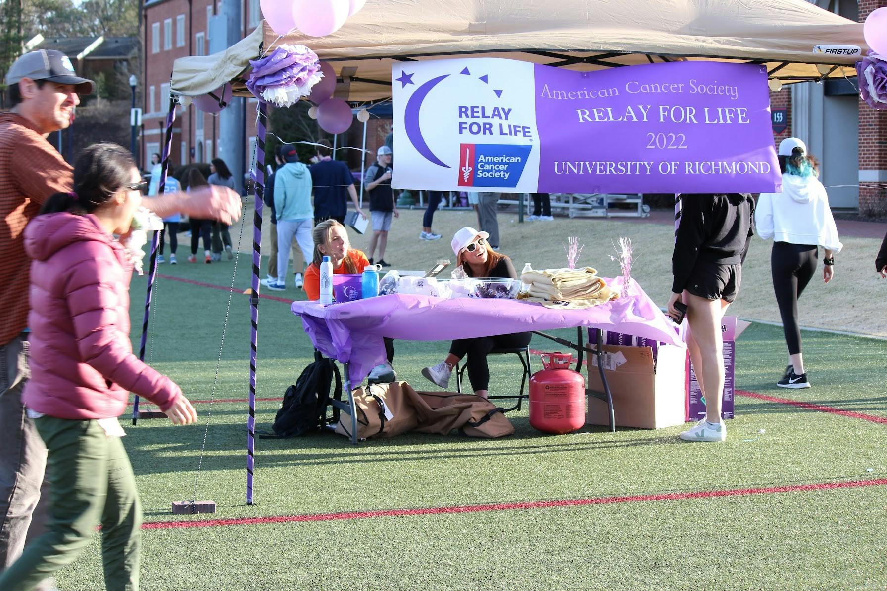 The Relay for Life fundraiser took place at the intramural fields on April 2. Photo courtesy of Kate Amabile.