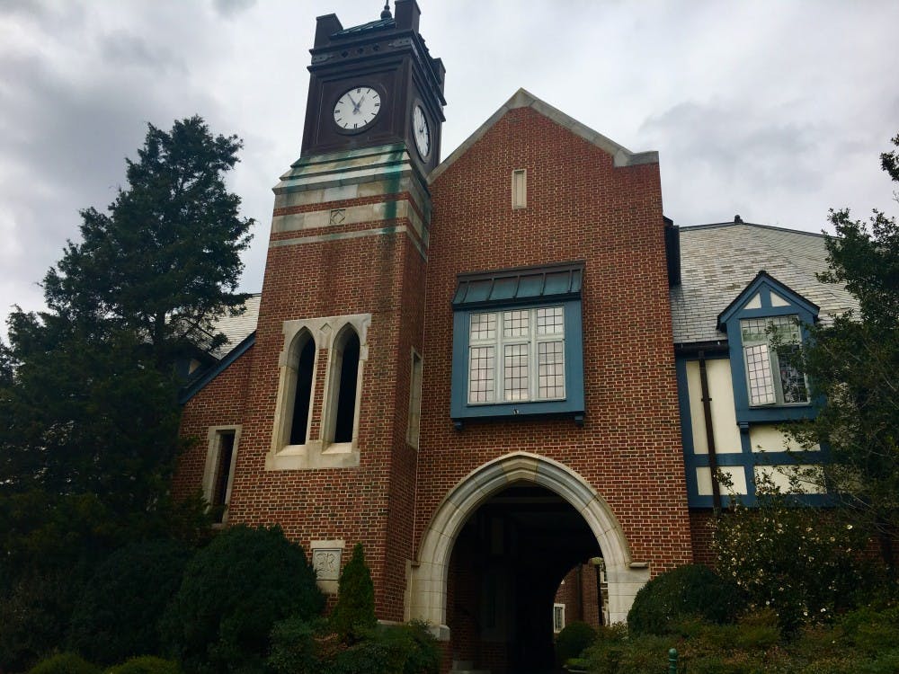 <p>Whitehurst Pavilion houses the Richmond College dean's office, one part of the coordinate college system.</p>