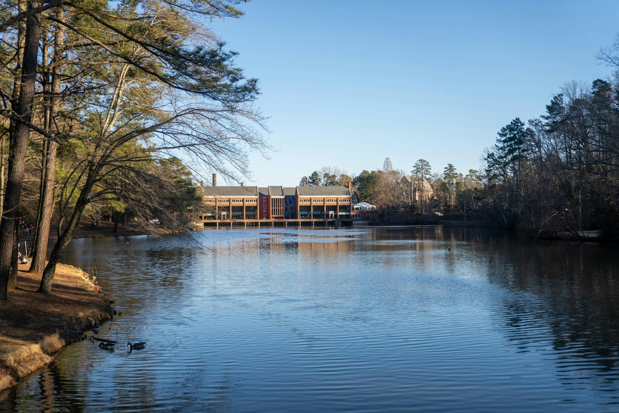 A serene, warm day on Westhampton lake.