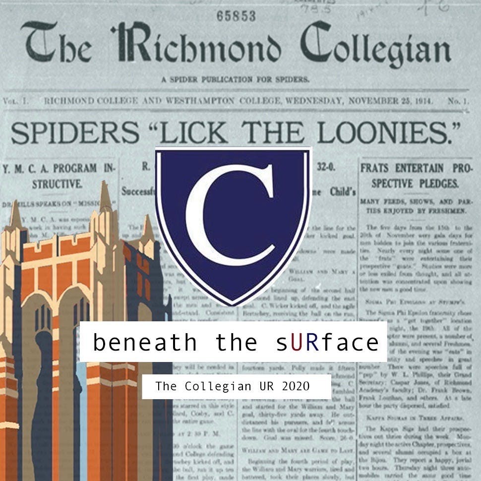 Graphic of Boatwright Tower created by Nolan Sykes. Collage by The Collegian.&nbsp;