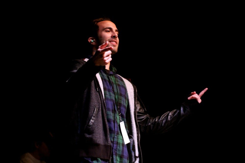 Chiddy Bang performs as the headliner on Oct. 30, 2015 during Homecoming Weekend. Photos by Rayna Mohrmann.