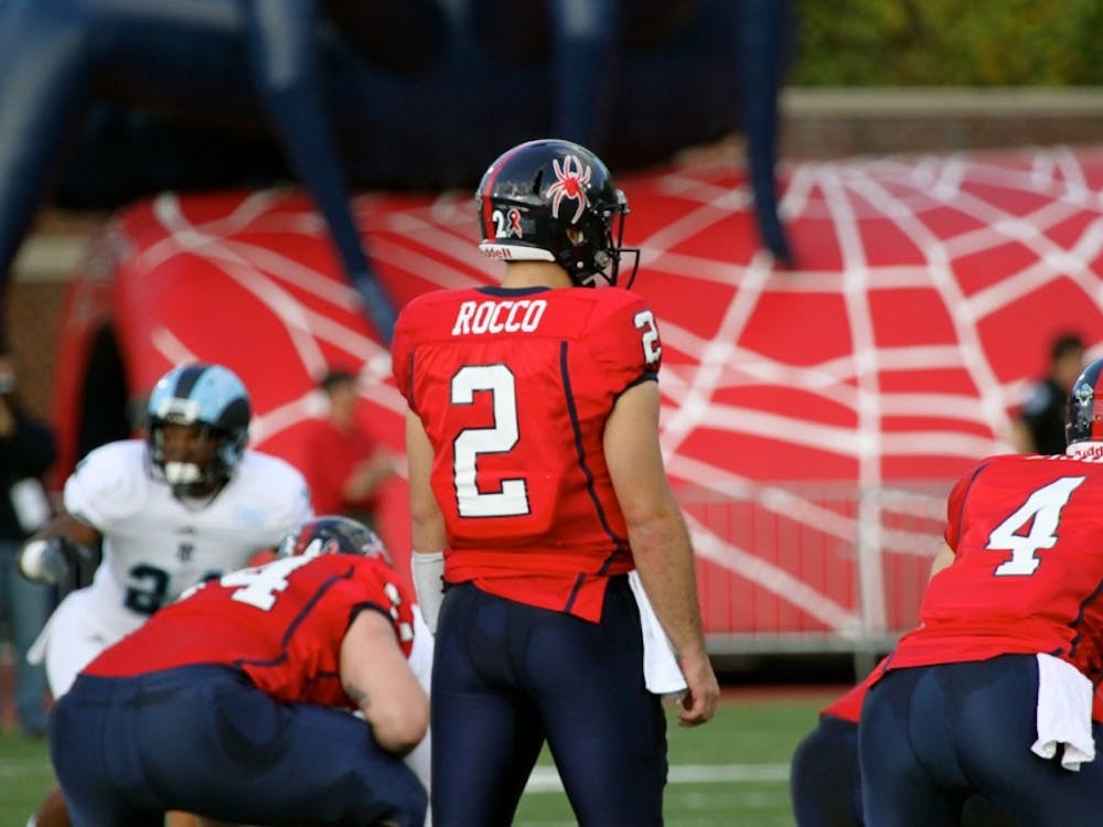 Quarterback Michael Rocco faces Rhode Island in his first start for the Spiders.