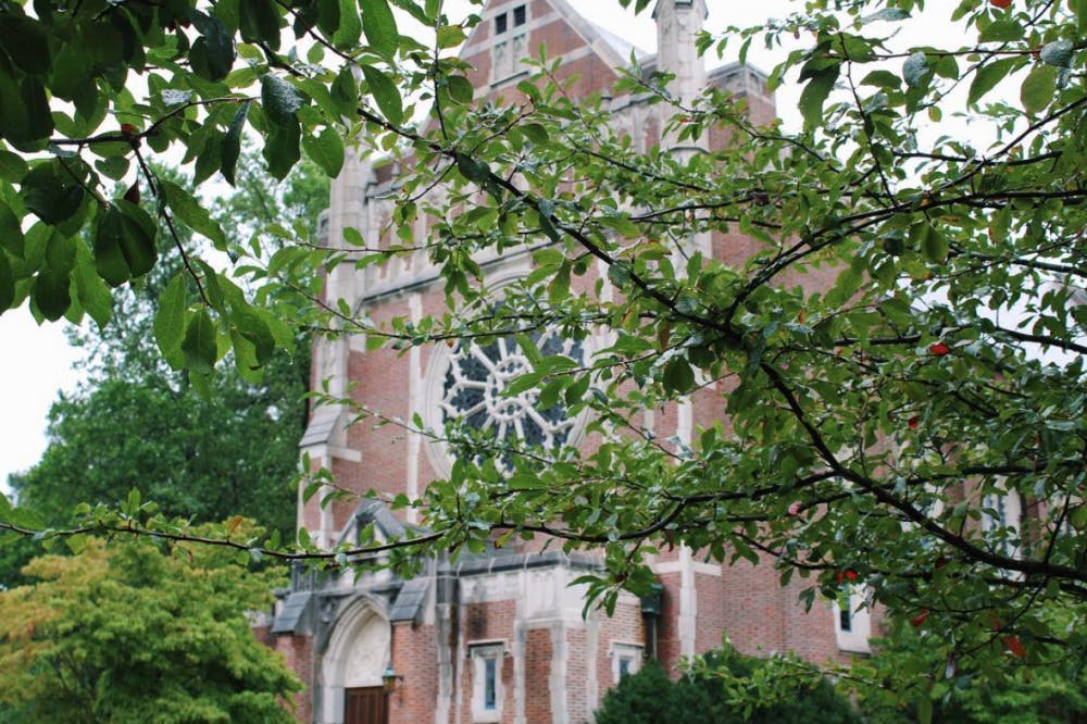 <p>The Cannon Memorial Chapel. Photo by Claire Comey.</p>