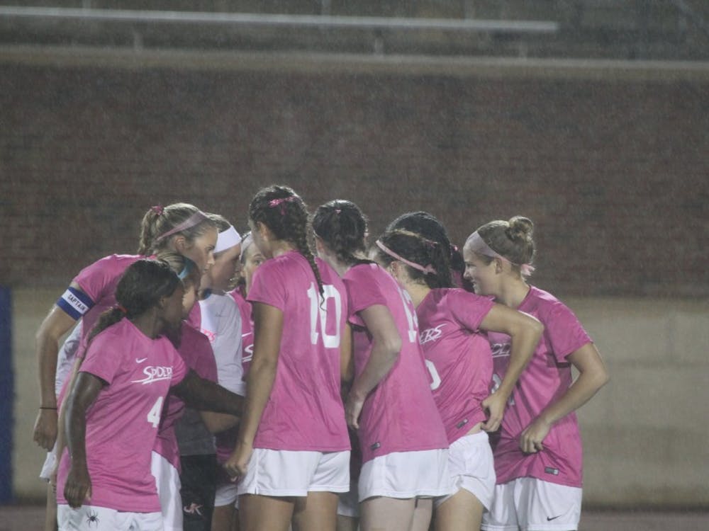 Women's soccer beat Duquense 2-1 Thursday night. Photos by Evan McKay.