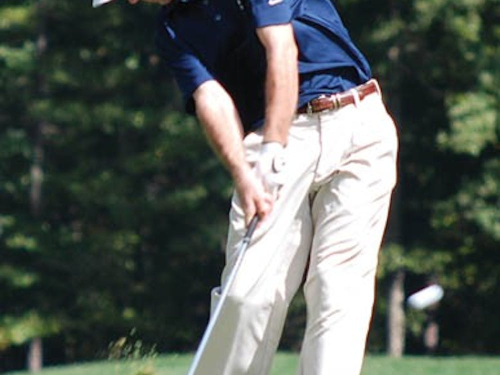 Junior Sam Beach during the VCU Shootout.  He finished 4th in the field.  The team placed 10th overall.