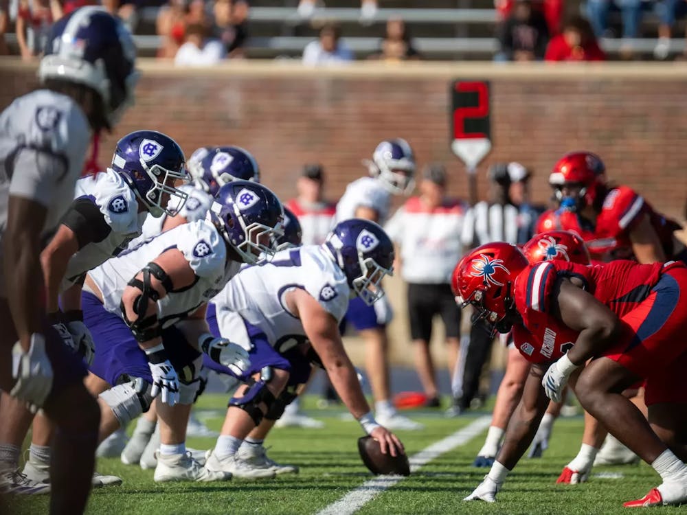 The University of Richmond Spiders face off against Holy Cross's Crusaders on Saturday, Oct. 18. Courtesy of Richmond Athletics