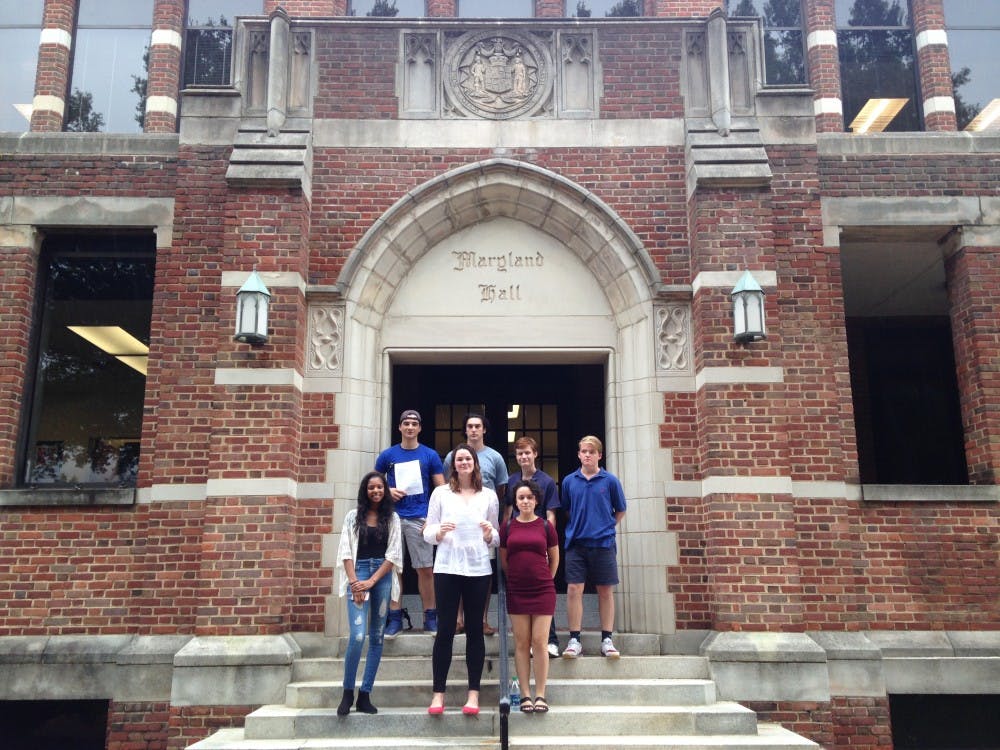 Students&nbsp;met with President Crutcher to discuss sexual assault prevention&nbsp;proposals in September.
