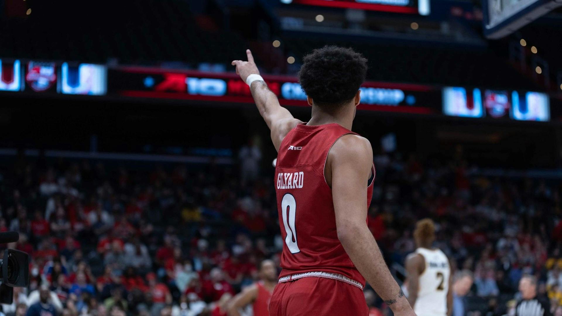 Jason Gilyard while playing for the University of Richmond. Photo courtesy of Richmond Athletics.&nbsp;
