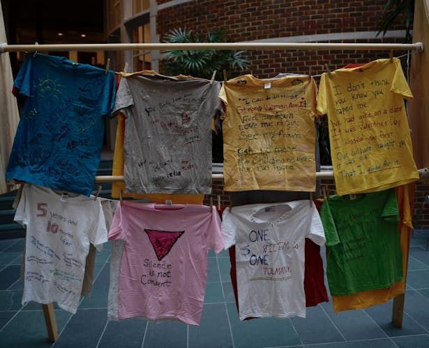 GALLERY Clothesline Project University of Richmond's Student Newspaper