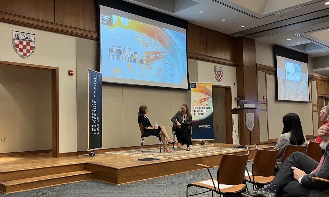 Author Alice Dreger at a lecture at the Queally Center for Admission and Career Services on Oct 24. &nbsp;