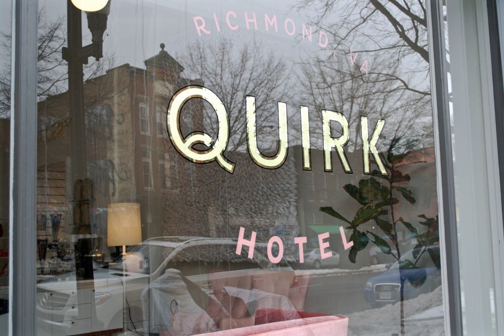 <p>Quirk Hotel is located on West Broad Street in the heart of downtown Richmond.</p>