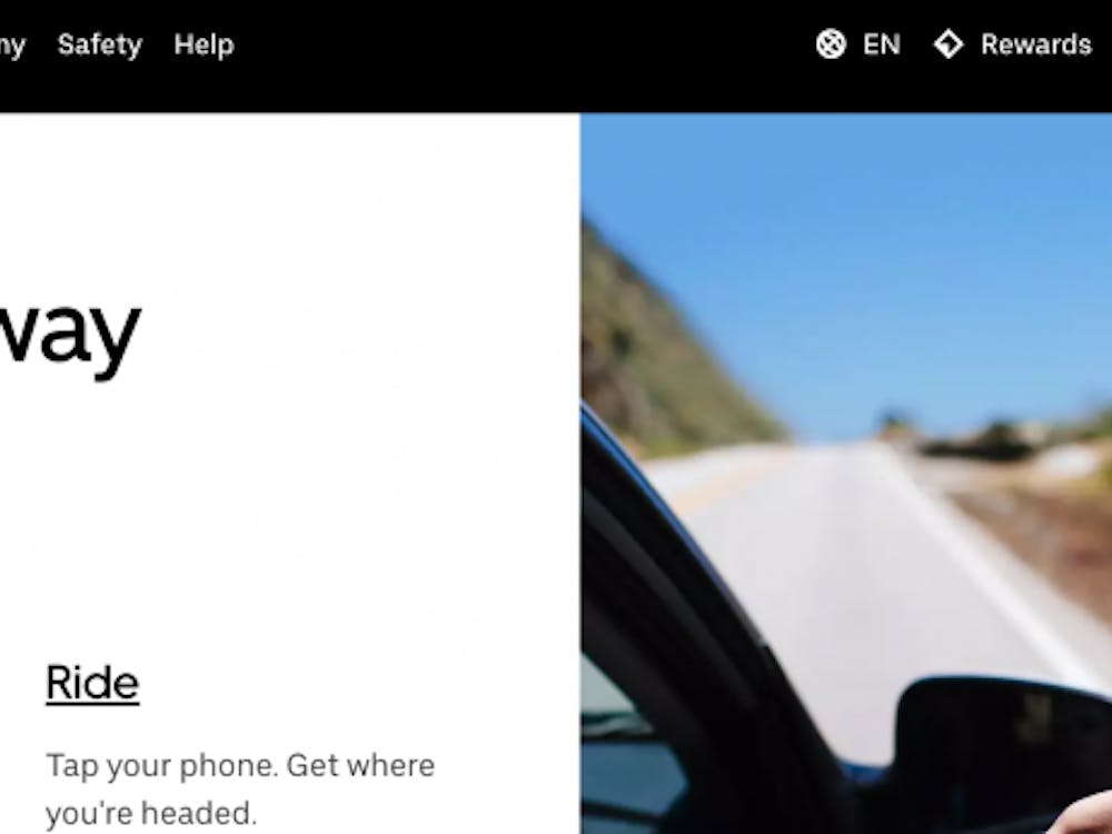 Uber is a popular ridesharing app among college students. 