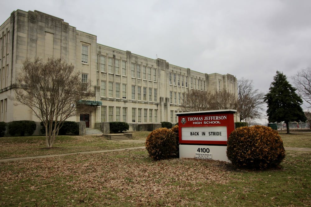 <p>Thomas Jefferson High School in Richmond, Virginia.</p>