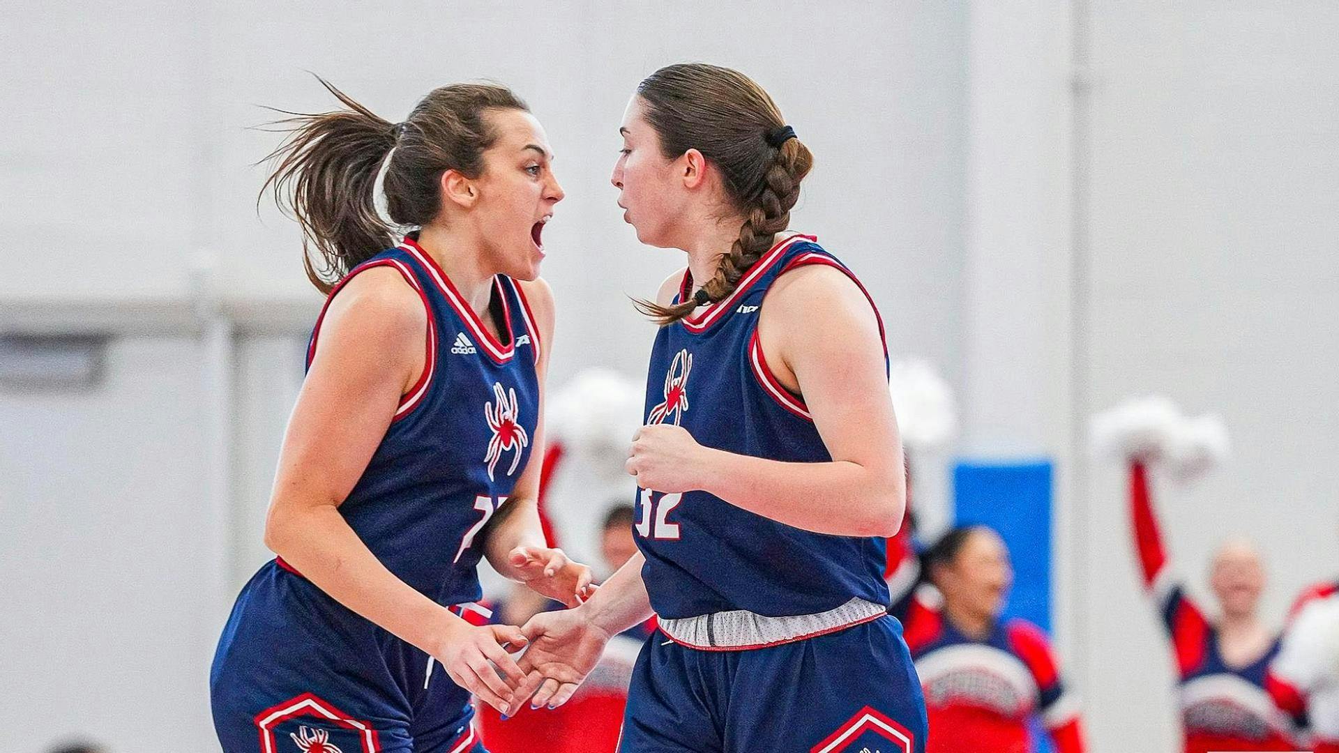 Spiders take on UMass at the Atlantic 10 Championships in Chase Fieldhouse in Wilmington, Delaware on March 4.&nbsp;