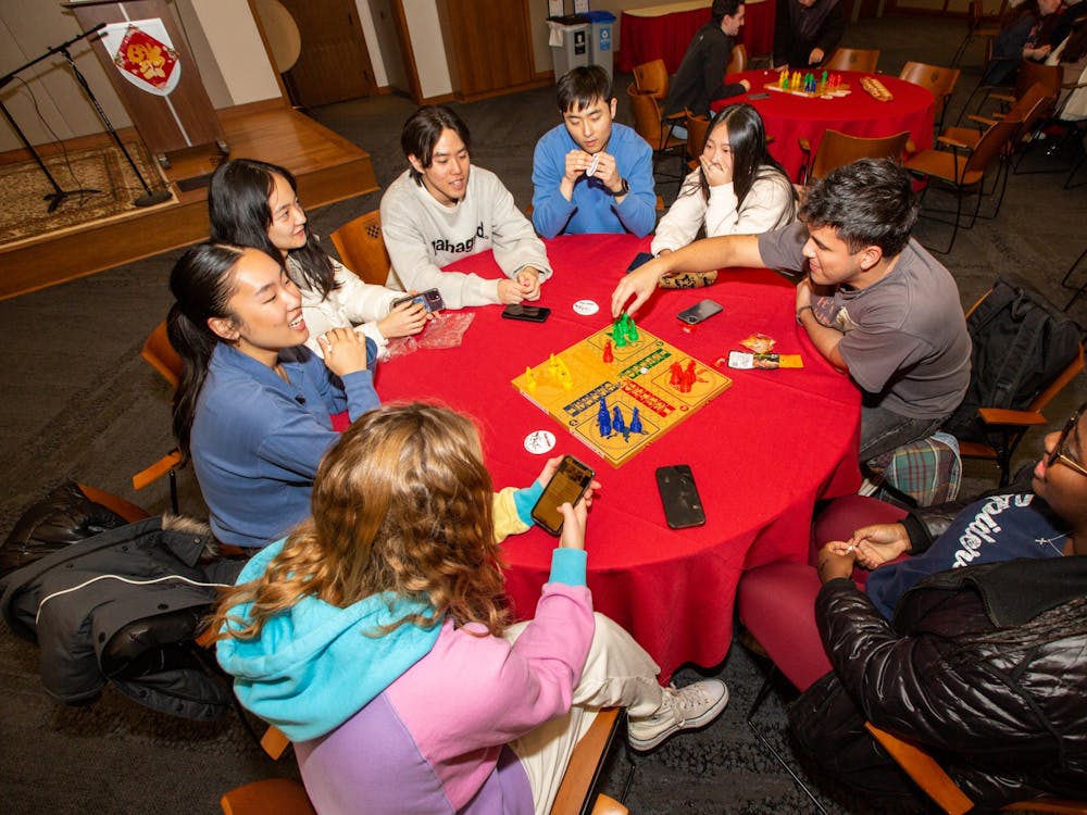 Students play board game Ca Ngua which was organized by Vietnamese Student Association. Photo courtesy of Kim Lee Photography.&nbsp;