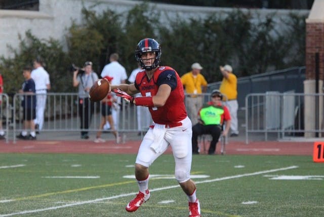 Kyle Lauletta played his best game of the season in Richmond's 48-17 win over Maine. 