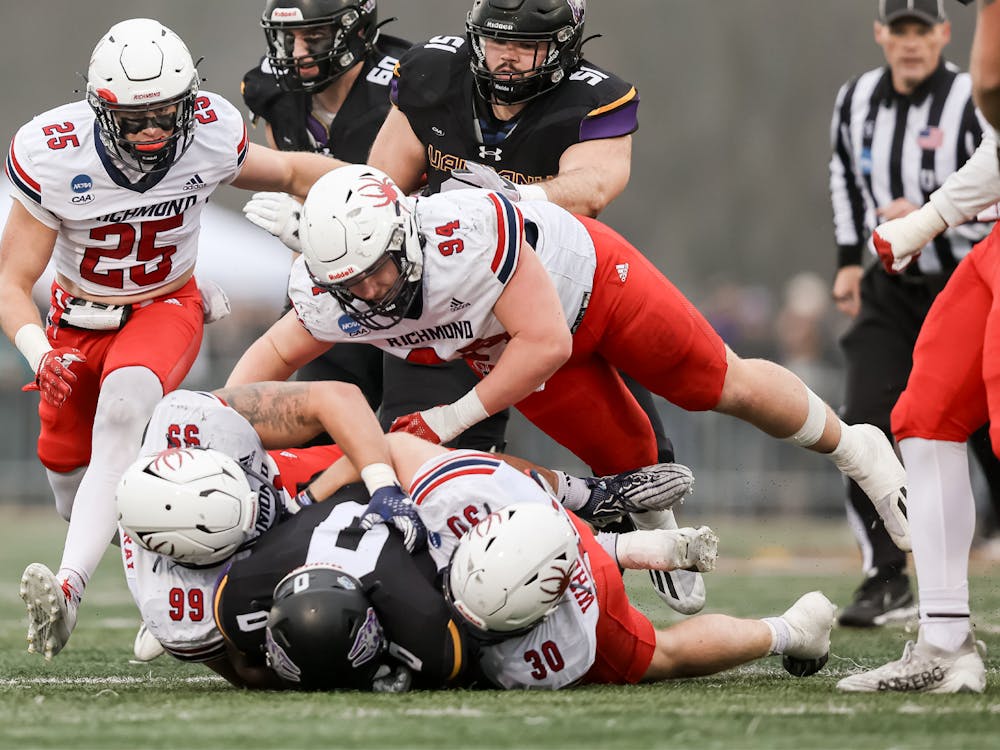 Richmond Spiders during football game against Albany during the second round of FCS playoffs. Photo courtesy of Richmond Athletics. 
