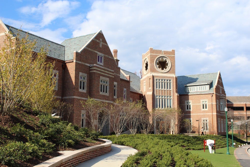 <p>Crutcher met with students at the Queally Center to discuss the draft of the Strategic Plan goals.</p>