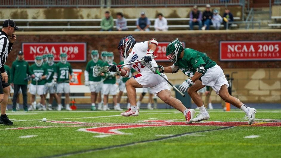 Junior Jared Chenoy during the March 2 game against Binghamton University. Courtesy of Richmond Athletics.