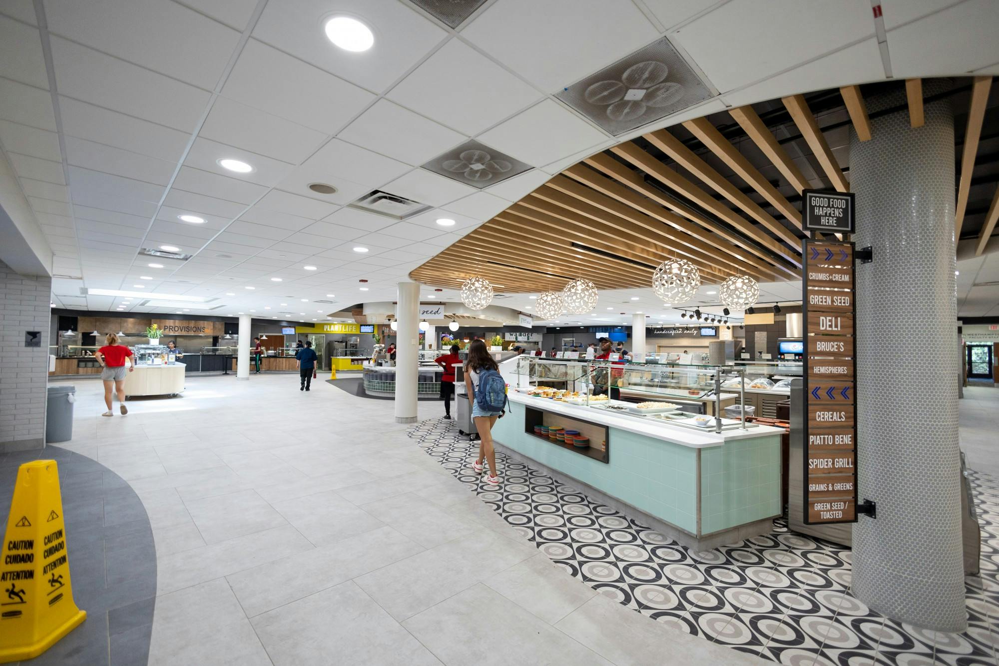 The newly renovated Heilman Dining Center on Sep. 1.