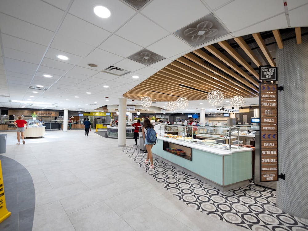 The newly renovated Heilman Dining Center on Sep. 1.