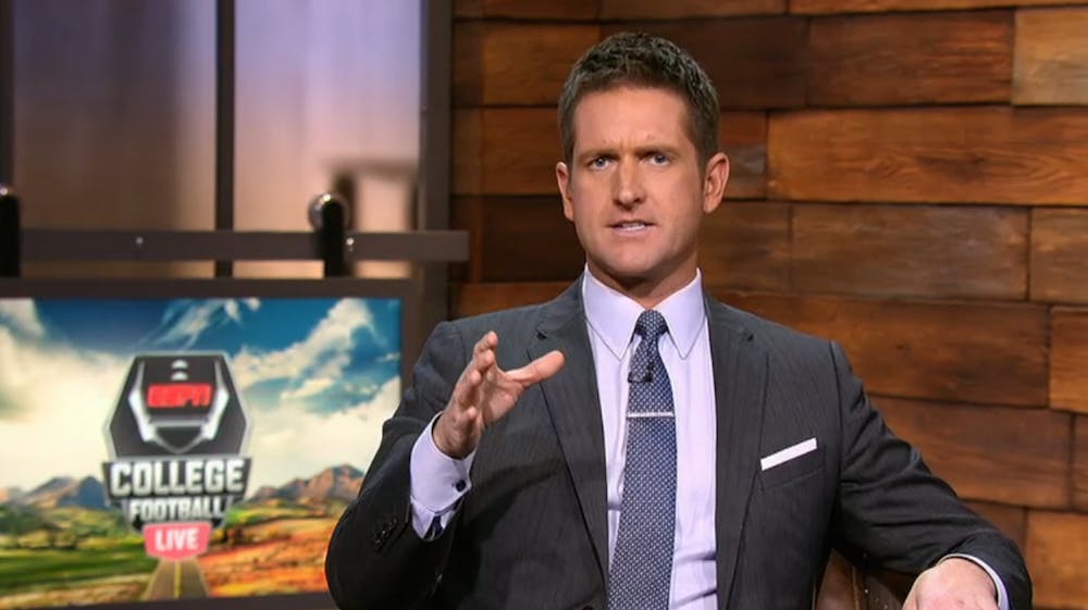 <p>Todd McShay gave a pep talk to the Spiders Thursday on ESPN's College Football Live as they prepare to play James Madison this Saturday | Courtesy of ESPN</p>