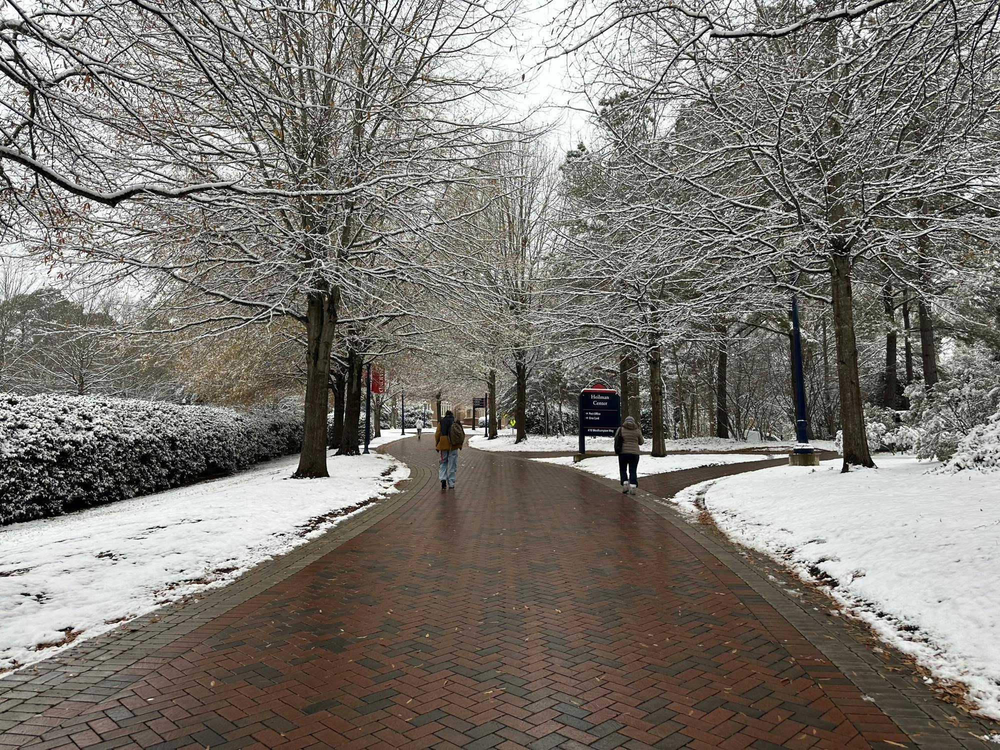 "Mount Modlin," a hill between the Heilman Dining Center and the Modlin Center for the Arts, presents mobility challenges for some students and faculty.&nbsp;