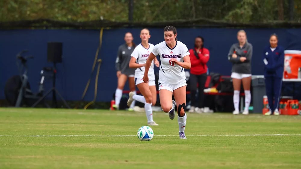 First-year forward Emma Newman. Courtesy of Richmond Athletics