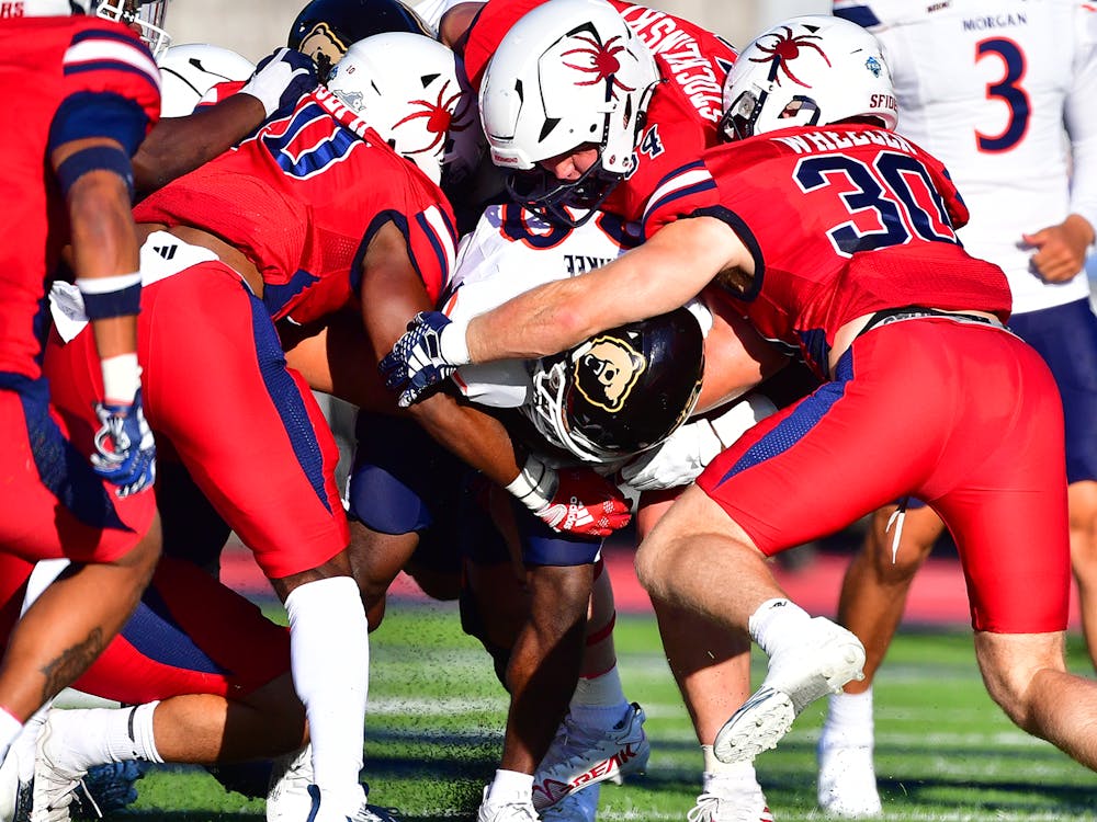University of Richmond's football team opens the season with a 17-10 loss against Morgan State University at the Robins Stadium on Sept. 2. Photo courtesy of Richmond Athletics&nbsp;