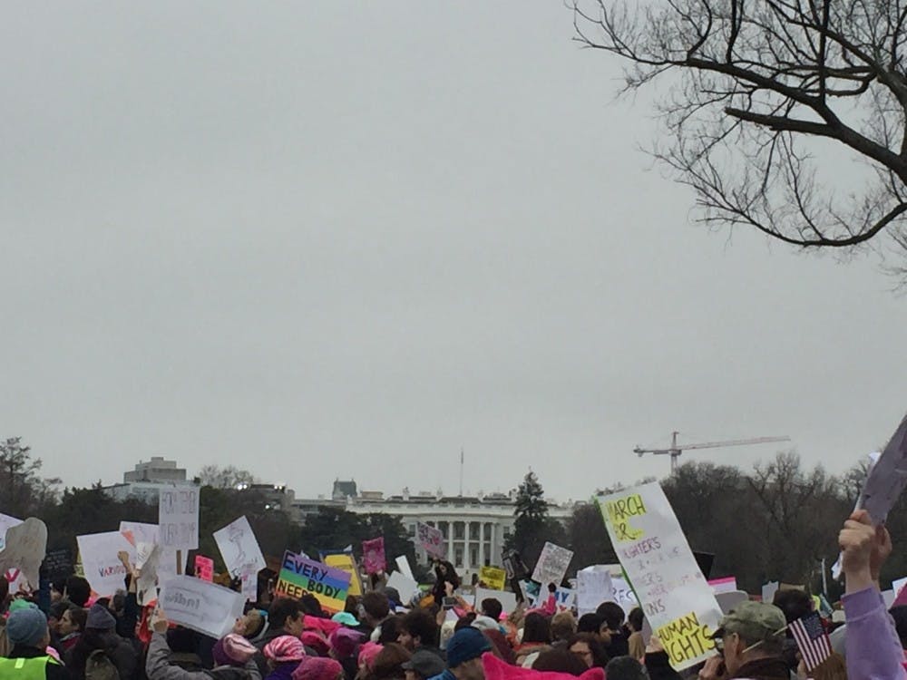 The march ended in front of the White House Jan. 21.&nbsp;