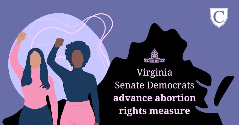<p>Graphic describing new legislation surrounding abortion rights becoming a part of the VA Constitution.&nbsp;</p>