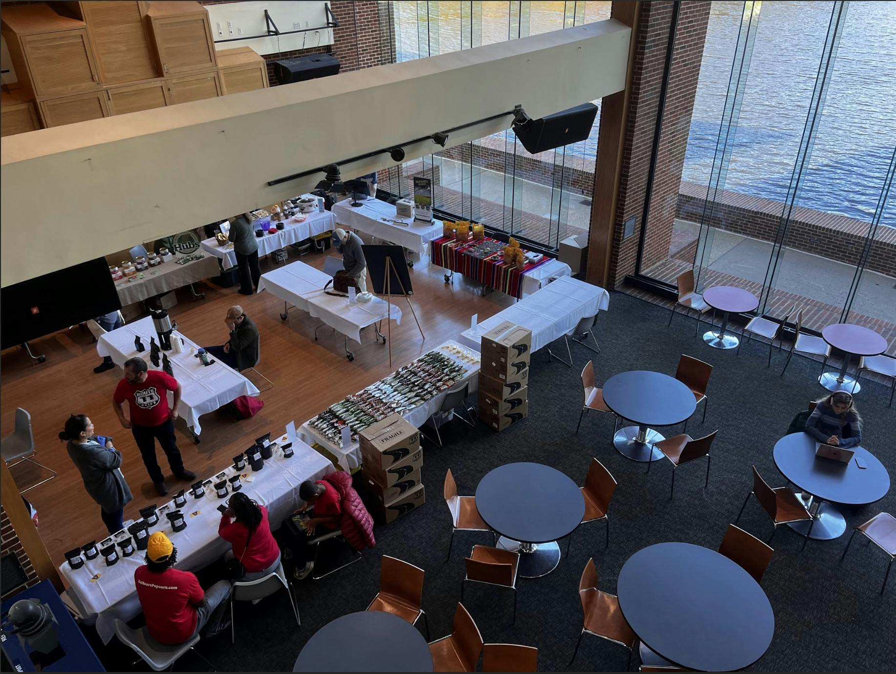 University of Richmond's Harvest Week's vendor fair at the Tyler Haynes Commons.&nbsp;