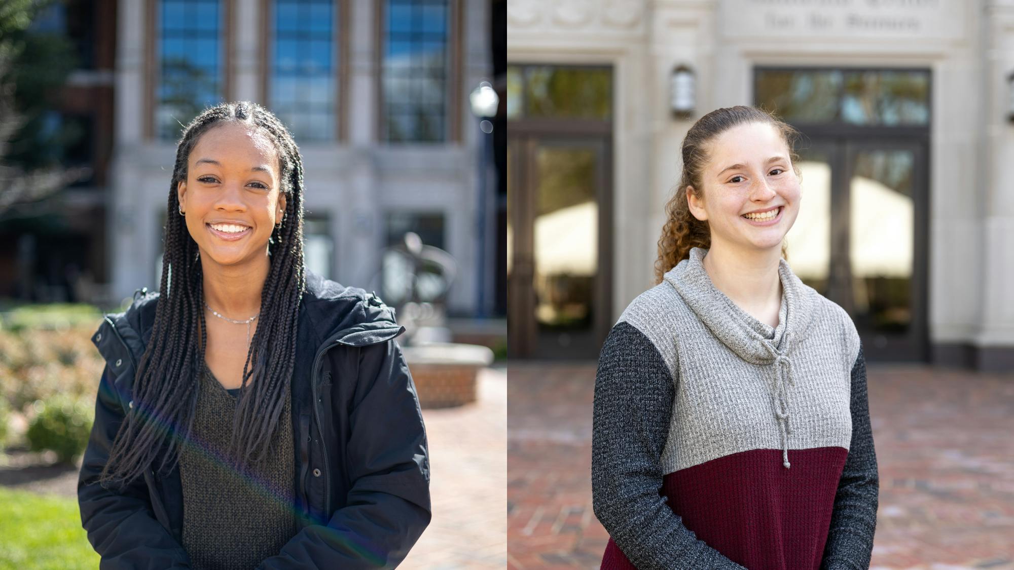 Editor in Chief Christian Herald (left) and editorial board member Maddie Fellner (right) are two of the founding members of the Counterculture Magazine.