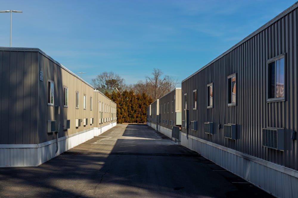 <p>Isolation units on campus.</p>