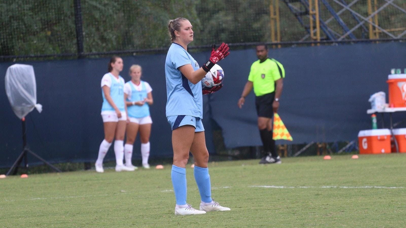 The University of Richmond women's soccer team take on the Saint Joseph’s University women’s soccer team Sept. 17 at home. Photo courtesy of Richmond Athletics.&nbsp;