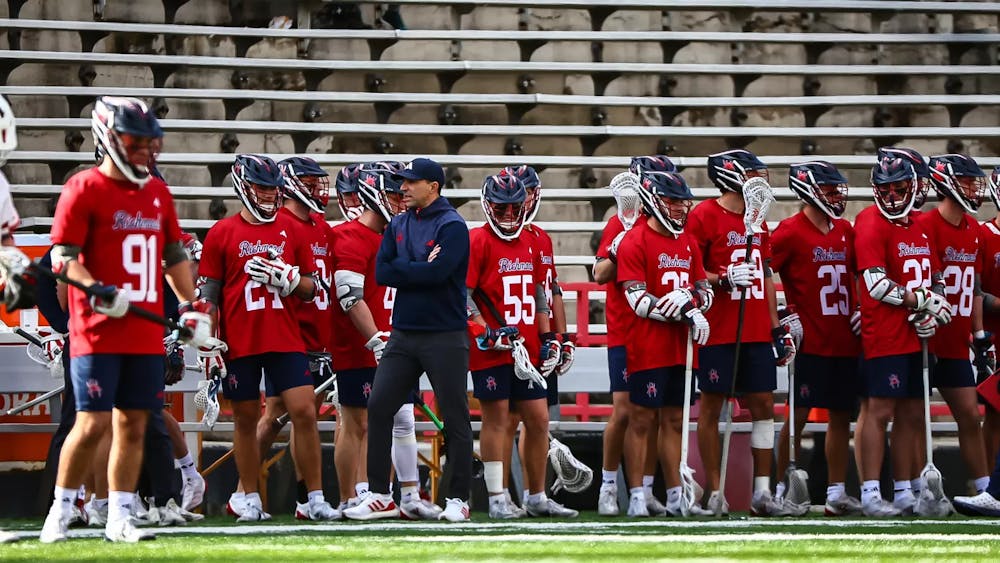 The UR men's lacrosse team. Courtesy of Richmond Athletics.