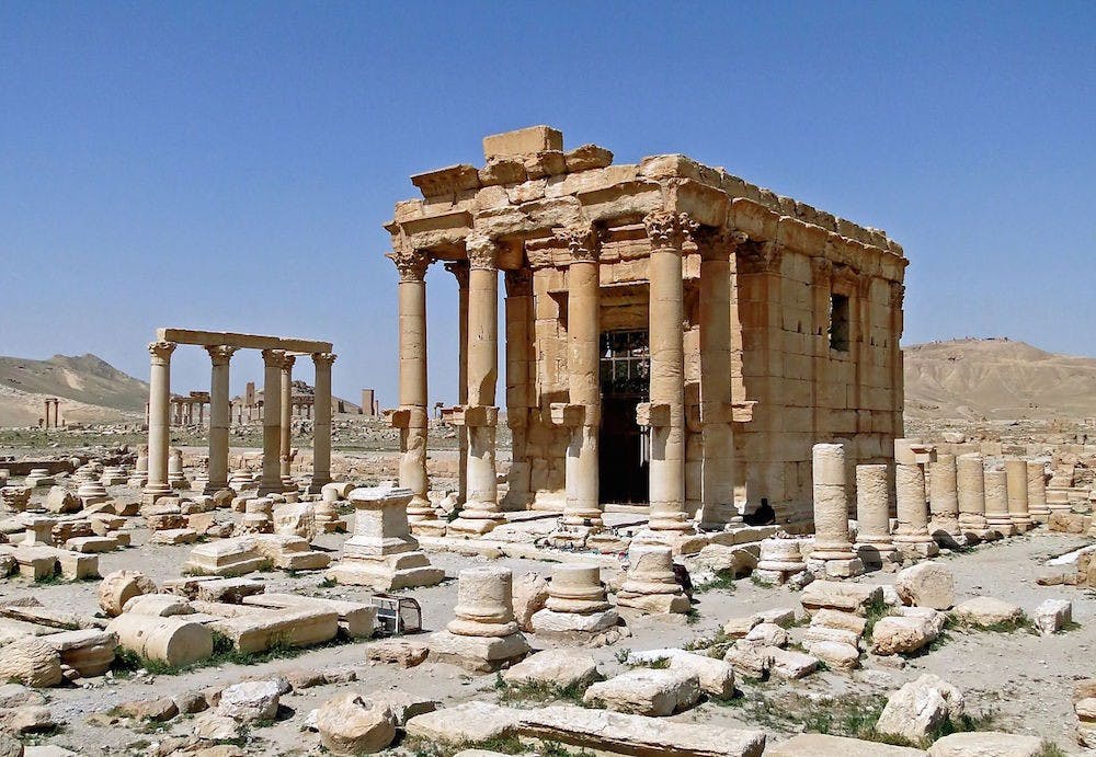 Reports emerged that the Islamic State had blown up the Temple of Baalshamin, built in the first century AD | Courtesy of Bernard Gagnon/Wikicommons