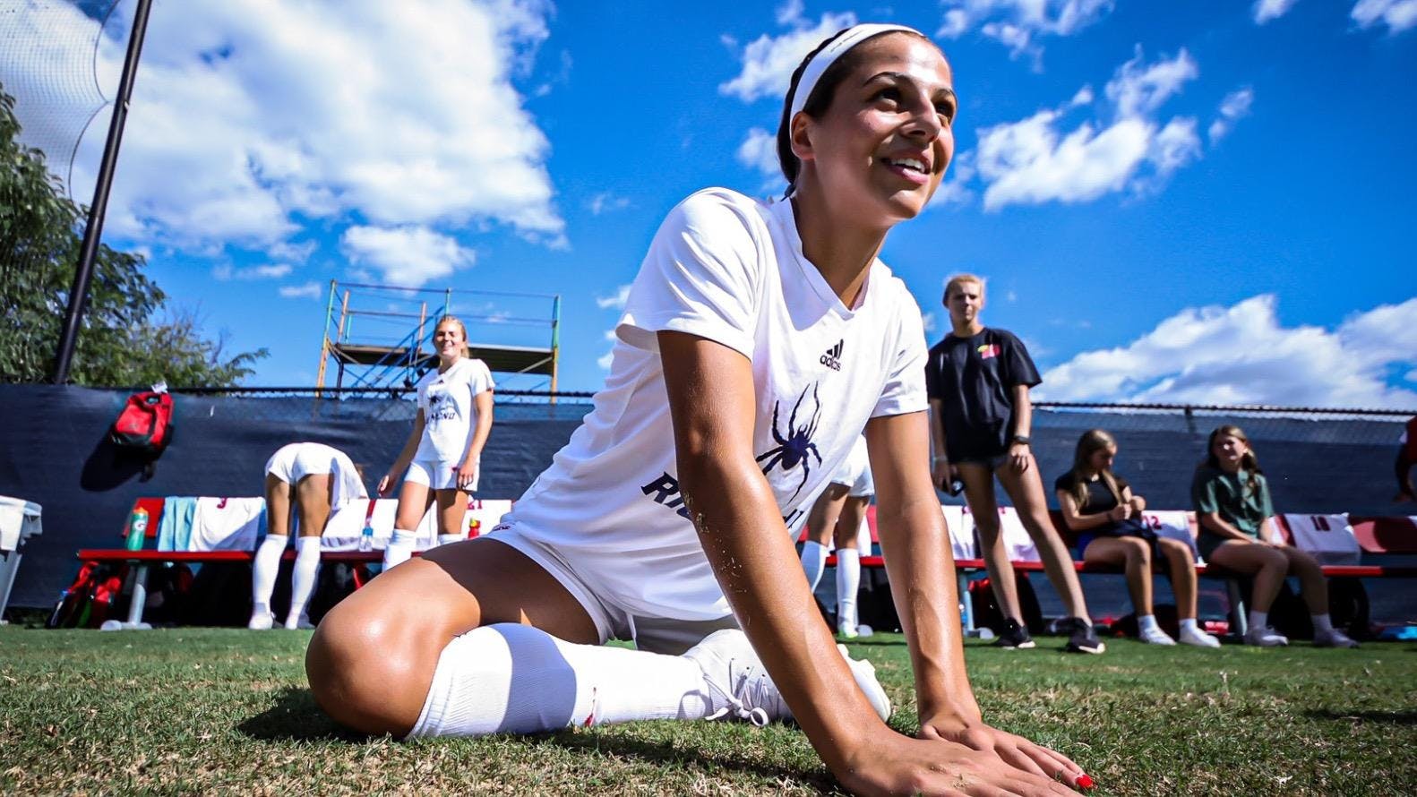 Junior defender Sofia Mancino during game against American University on Sept. 7. Photo courtesy of Richmond Athletics.&nbsp;