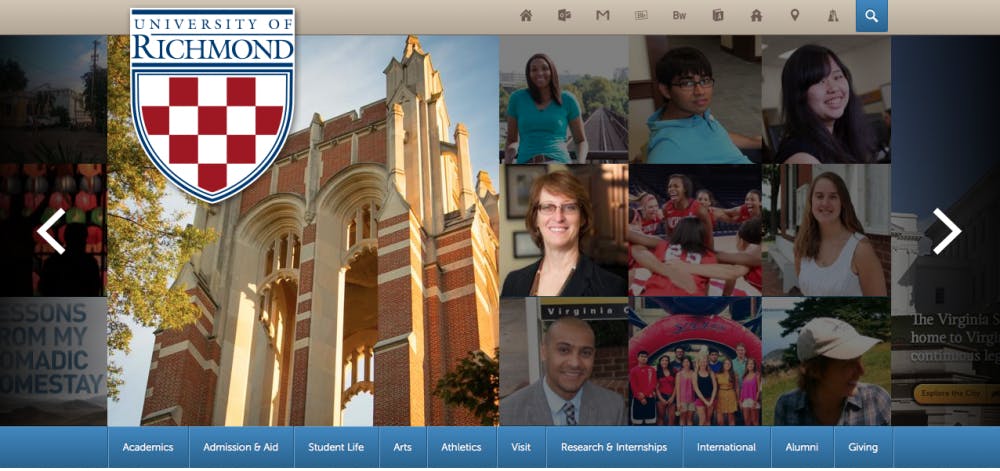 <p>Richmond's redesigned website came as a shock to many students and staff on campus.</p>