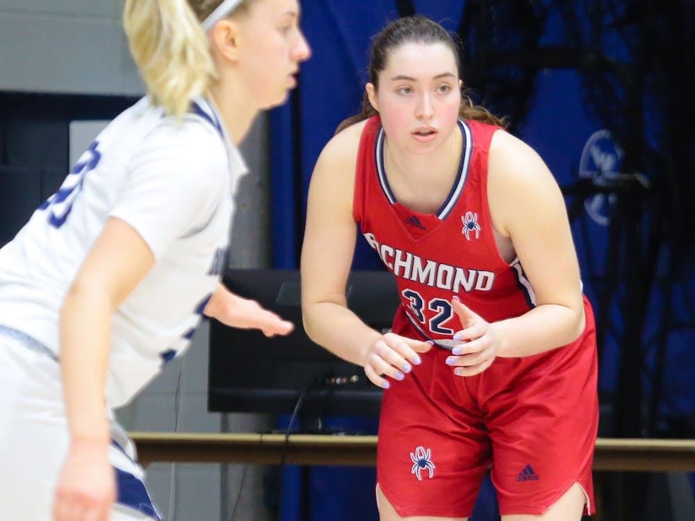 Guard sophomore Siobhan Ryan lead the Spiders' game against Longwood on Dec. 15 with 24 points. Picture courtesy of Richmond Athletics.