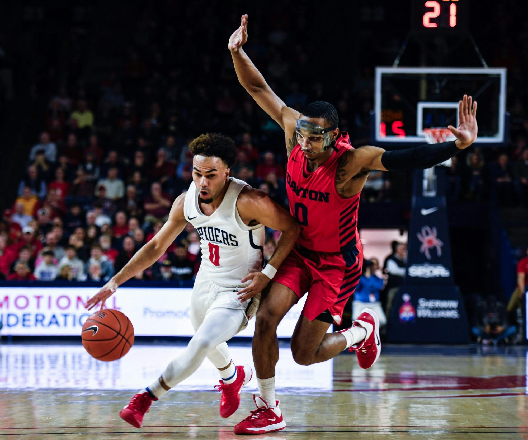 Up against the No. 7 Dayton Flyers, the Spiders fell 87-79.