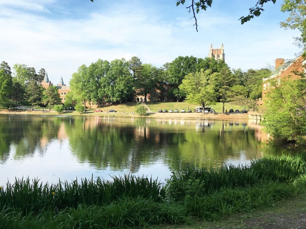 The University of Richmond campus during the summertime.&nbsp;